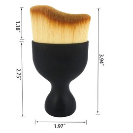 YUNLFCKA 6 Pcs Car Interior Detailing Brush, Auto Cleaning Tool Ultra Soft Non-Scratch Dust Brush for Automotive Dashboard Interior, Exterior, Skylight, Leather