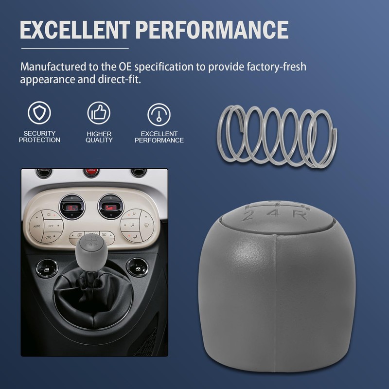 MangWany 5-speed gear knob kit suitable for Fiat Panda 169