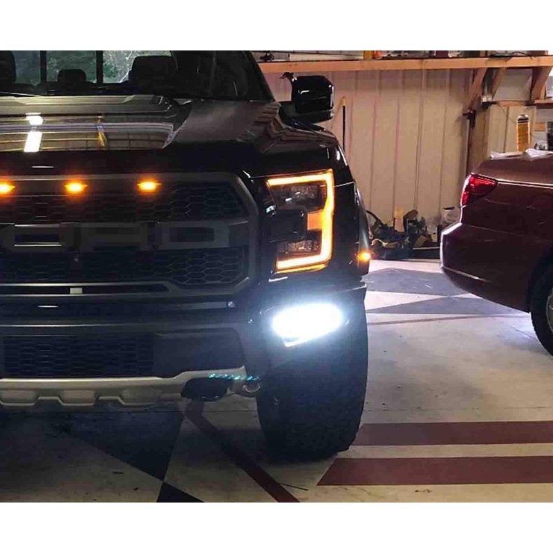 iJDMTOY LED Light Bar Fog Lamp Kit Compatible With 2017-up