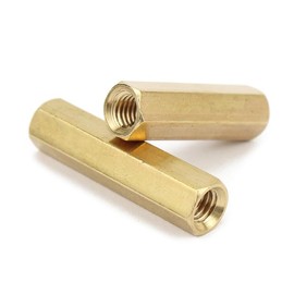 ORANXIN M3 x 11 mm 20 Pcs Double Brass Standoffs Screws Hex Spacers Female Thread Nuts PCB Motherboard Copper Computer Spacer