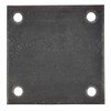 6" x 6" x 1/4" Hot Rolled A36 Steel Base