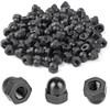Cap Nuts M8 Pack of 50 Hexagonal Cap Nuts Black