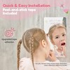 MYRO - Self-Adhesive Designed Mirror for Children – Wall-Mounted Shatterproof