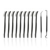 11pcs Cleaning Brush Set, Nylon Double-ended Brush, Double-ended Cleaning Hook,