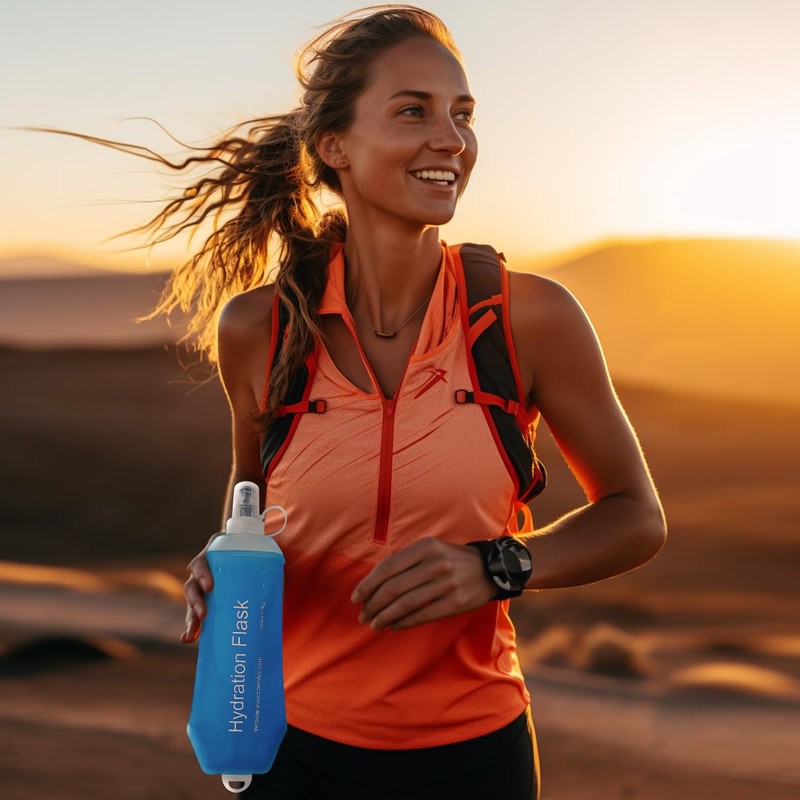 WILDREEDS 150ml Soft Flask, TPU Collapsible Soft Water Bottle for