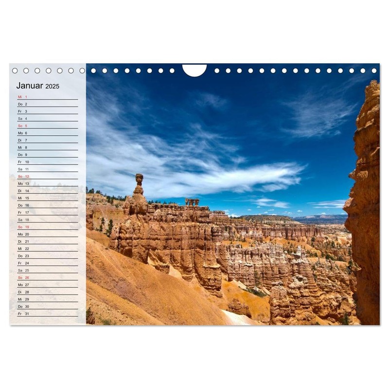 Naturlandschaften der USA. Der sagenhafte Südwesten (Wandkalender 2025 DIN A4