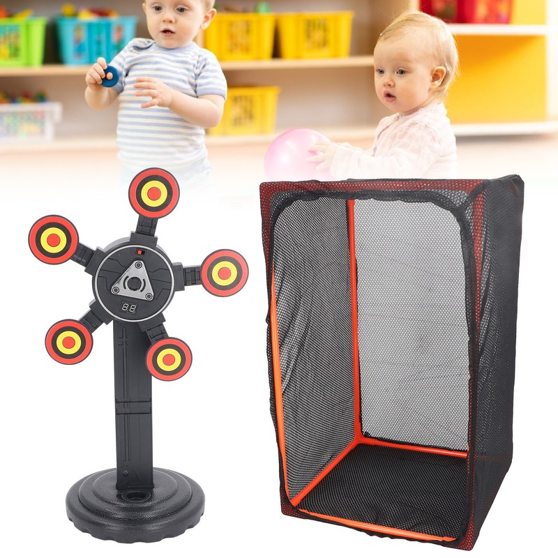Electric Target Toy Auto Reset Rotatable Target Toy with Electronic