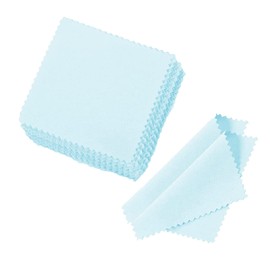 Pack of 100 Polishing Cloths Jewellery Sterling Silver Gold Platinum Silver Cleaning Cloth for Jewellery Polishing Cloth for Silver Gold Brass, No
