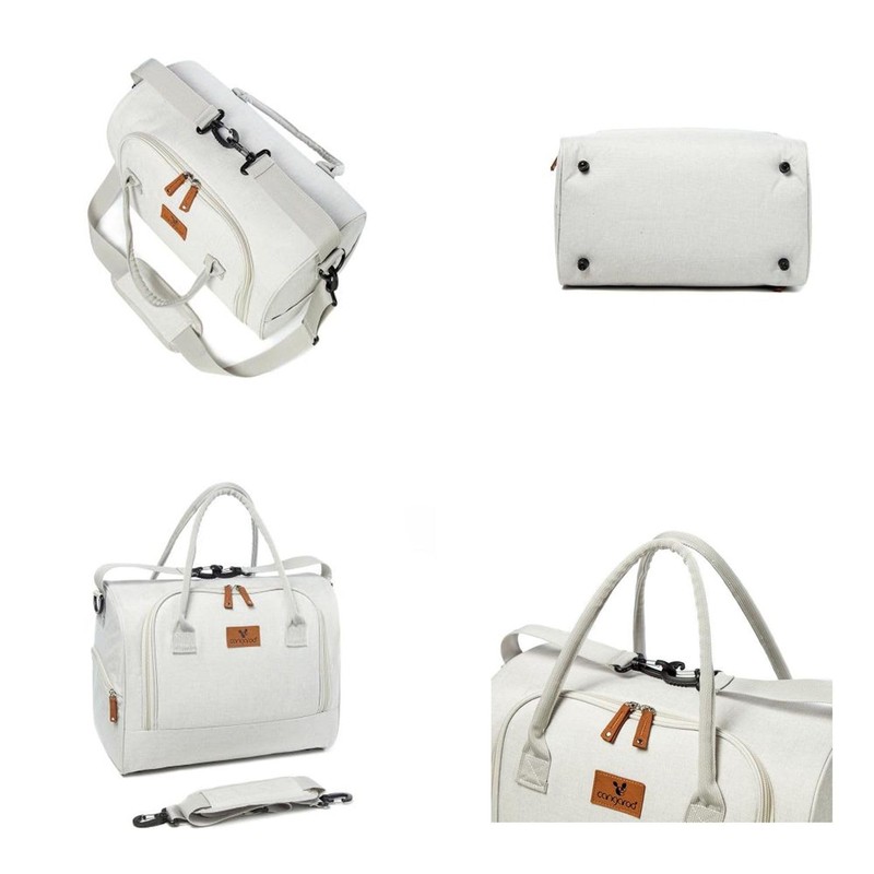 Cangaroo Jossie Changing Bag with Zip, Adjustable Strap, Beige