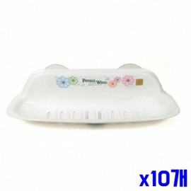 Tile suction type soap dish x10