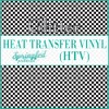 Small Black & White Checkered Pattern #1 Glitter HTV 12x18