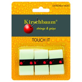 Kirschbaum Blister Pack of 3 on Grips Touch it 0, 50 mm White 0.50 mm Unisex Adult