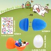 KSVFTB 2.4” Fillable Easter Eggs, 24 Pcs Easter Eggs with