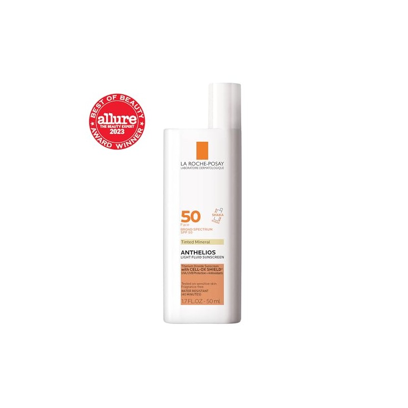 La Roche-Posay Anthelios Tinted Mineral Sunscreen Ultra-Light SPF 50, 1.7