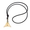 Logan Whistles Supreme Solid Brass Sheepdog Whistle and Lamb Nappa