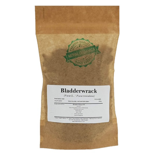 Bladderwrack - Fucus L # Herba Organica # Rockweed, Bladder Fucus, Sea Oak, Black Tang, Cut Weed, Rock Wrack (100g)