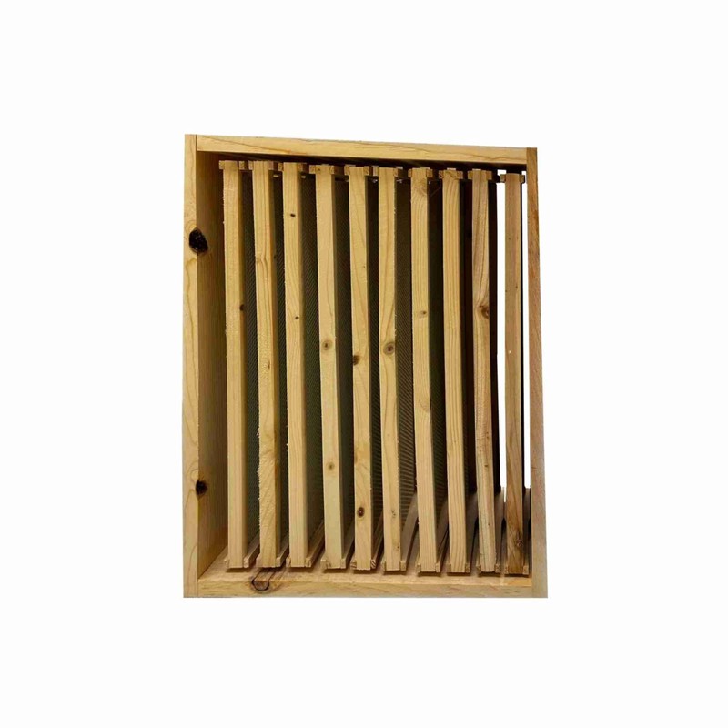 Harvest Lane Honey WWBCM-102 Medium Honey Box with frames and
