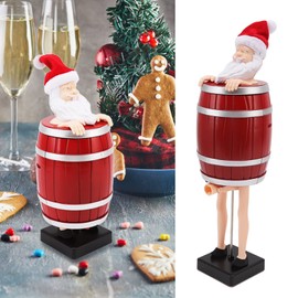 Divertido Soporte para Cigarrillos, Caja de Cigarrillos Automática de Barril de , Accesorios de Decoración Navideña para Adultos Mayores de 18 Años