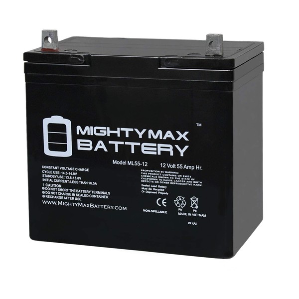 Mighty Max Battery Pride BATLIQ1018 12V 55Ah Sealed AGM Battery Group 22NF Brand Product