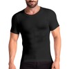 FlyJumper Men's Compression Shirt Tummy Control Shapewear Body Shaper Slim