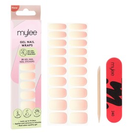 Mylee Gel Nail Wraps [Marshmallow Melt] - 20 Pre-Cured Gel Stickers