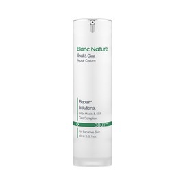 Blanc Nature Snail Moisturizing Cream, 60ml, 1 piece / 블랑네이처 스네일 모이스처 라이징 크림, 60ml, 1개