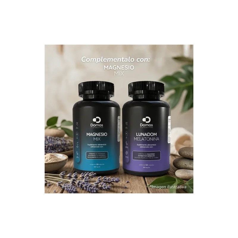Domos - Melatonina + Citrato De Magnesio + Lavanda -120