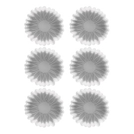 Sunflower Freshie Silicone Mold | 6 Pack Bulk Wholesale | Size 4" Wide x 4" Long x 0.8" Deep | Small Sunflower Design for Freshie, Soap, Resin, Candles for Aroma Beads Scented Heat Resistant