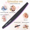 Nail Files, Professional Nail File,12PC 100/180 Grit Double-Sided Emery Board