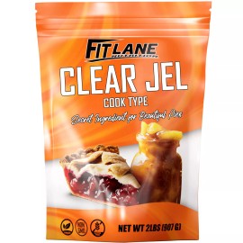 Fit Lane Nutrition Clear Jel Cook Type Powder for Canning, Cooking and Pie Filling 2 LB. Value Size