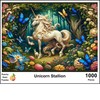 Unicorn Stallion Fantasy Unicorn Jigsaw Puzzle for Seniors Adults Kids