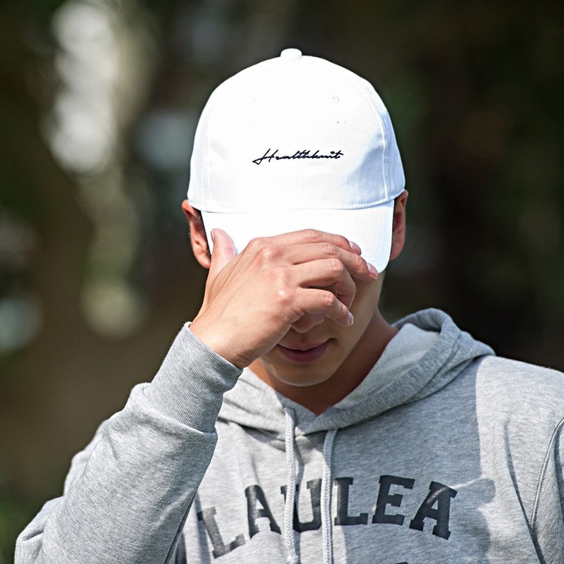 Healthknit Men's Twill Embroidered Cap, Features Logo Design -