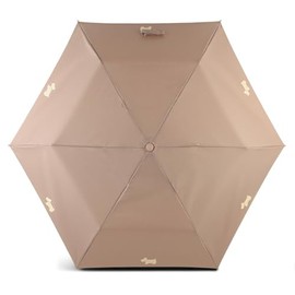 Radley London Womens Ladies Girls Radley DNA Mini Telescope Umbrella in Chai Stone