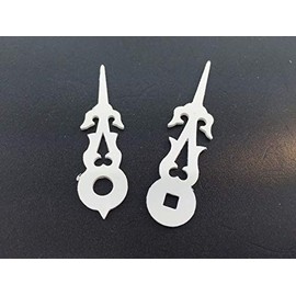 KEVNATSS Cuckoo Clock Hand Set Hubert Herr White Color for 11 cm or 4 1/2" to 5" Dial