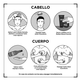 REDKEN BREWS Shampoo 3en1 Hombre Limpia y Acondiciona 300ml                                                                                           