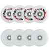 Roller Blade Wheels 64mm Inline Skate Wheels with Bearings ABEC-9,