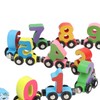 12pcs Wooden Magnetic Digital Train Cute Fun Early Education Trackless