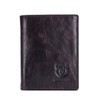 BULLCAPTAIN Men's Retro Leather Wallets with Large Capacity with RFID