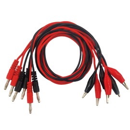 (6 Pcs) MCIGICM TL-16 Banana to Large Alligator Test Lead Set