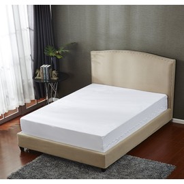 Full Size Mattress Protector Waterproof Zippered Cover Hypoallergenic Premium Quality Encasement Protects Against Dust Allergens