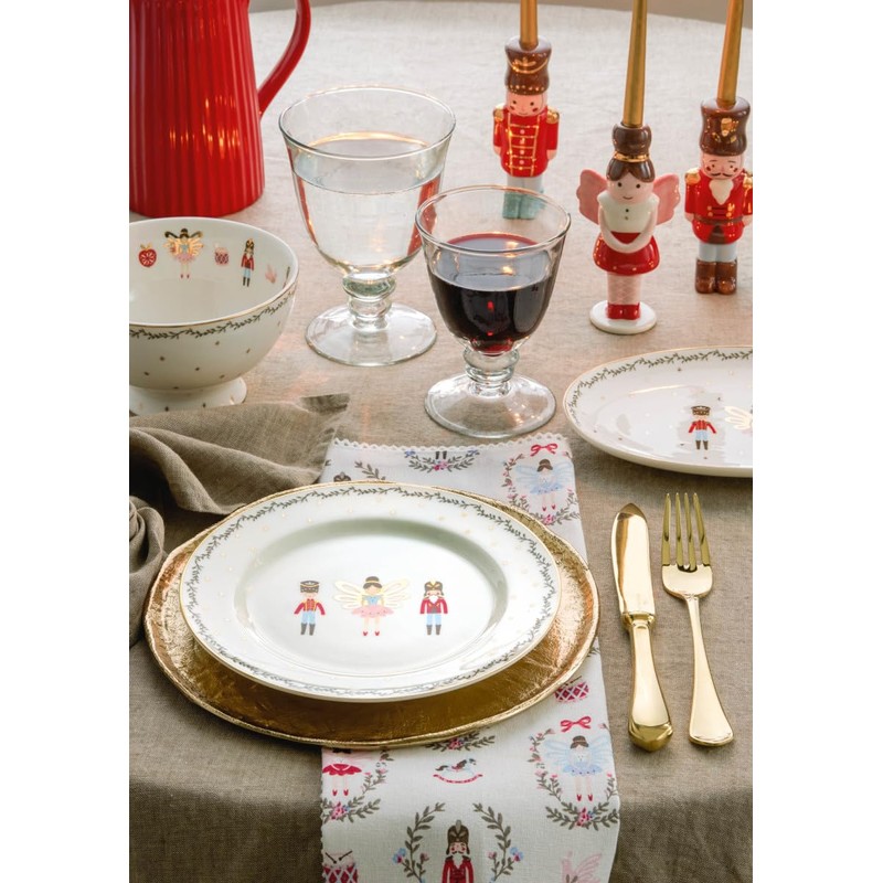 GreenGate Novella Cloth Napkin with Lace White 40 x 40