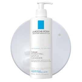 La Roche-Posay Toleriane Hydrating Gentle Face Cleanser, Daily Facial Cleanser with Niacinamide and Ceramides for Sensitive Skin, Moisturizing Face Wash for Normal to Dry Skin, Fragrance Free | La Roche-Posay