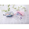 Kept Raymay KPF902V Fujii Pencil Case, Clear Pen Pouch, Violet