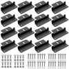 Anbte 16PCS Solar Panel Mounting Z Brackets, Aluminum Solar Panel
