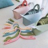 AIMALL 8 PCS Portable Folding Travel Clothes Hanger with Storage