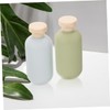 SAFIGLE 2Pcs Refillable Travel Toiletry Bottles for Shampoo Wash Squeezable