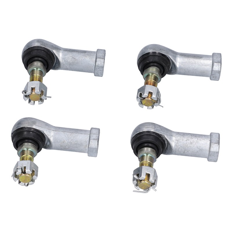 4PCS Tie Rod End Kit Rubber Metal WearResistant Replacement for