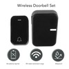 Wireless Doorbell Set Self Powered Generating Waterproof Home Security Doorbell