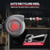 50 Ft Retractable Air Hose Reel, 3/8 In Auto Rewind