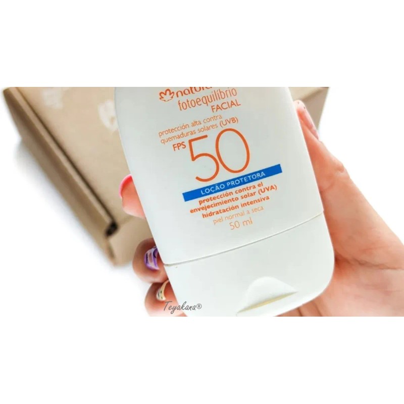 Kit Protector Solar Fotoequilibrio Facial 50fps Natura -2 Pz